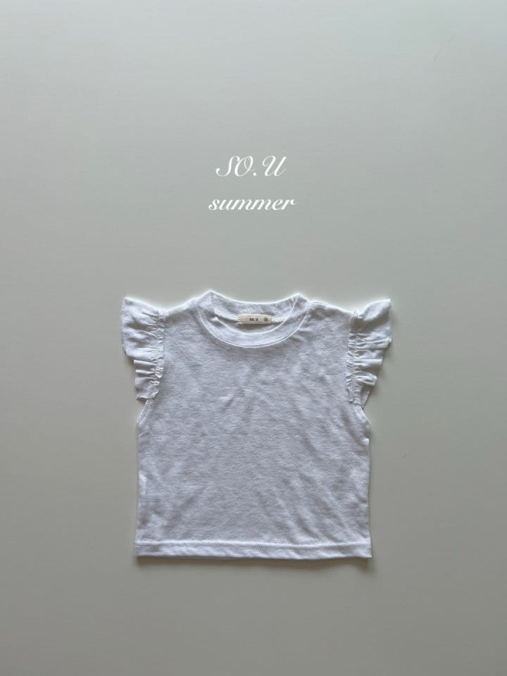 So U - Korean Baby Fashion - #babyoninstagram - Sleeve Wrinkle Dekki Tee - 2