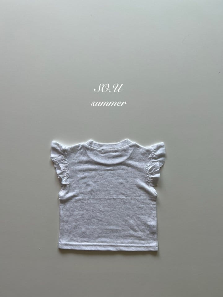 So U - Korean Baby Fashion - #babyootd - Sleeve Wrinkle Dekki Tee - 3