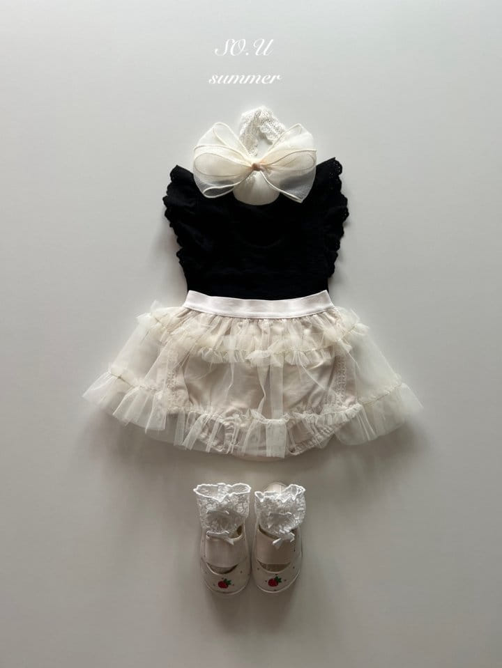 So U - Korean Baby Fashion - #onlinebabyshop - Lace Tape Sha Bloomers
