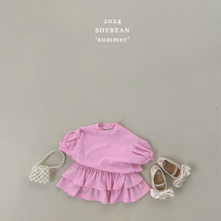 Soybean - Korean Children Fashion - #kidzfashiontrend - Kan Kan Skirt Top Bottom Set - 4
