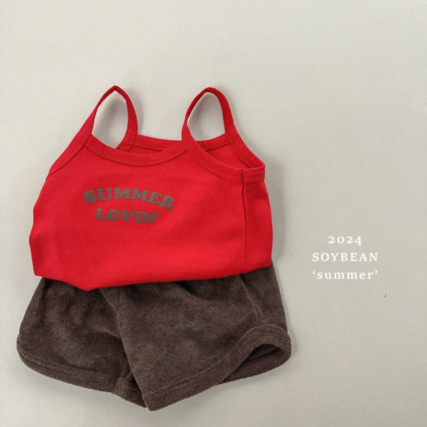 Soybean - Korean Children Fashion - #Kfashion4kids - Summer Sleeveless Top Bottom Set - 10
