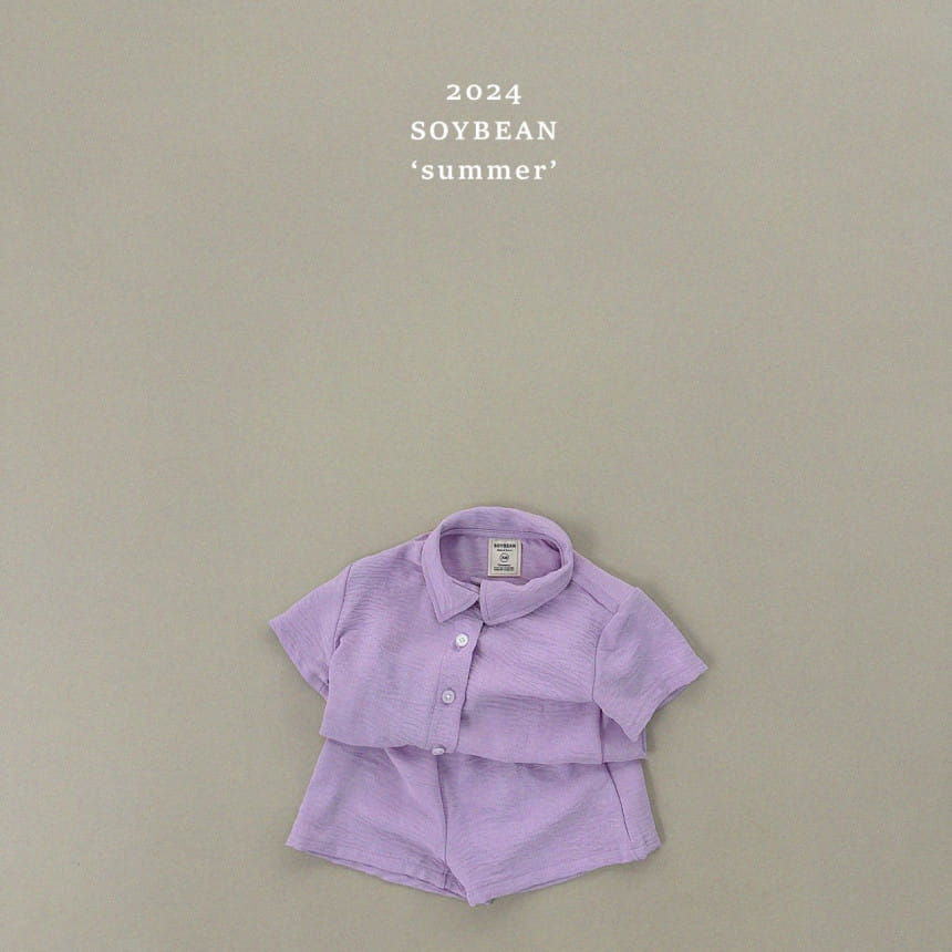 Soybean - Korean Children Fashion - #Kfashion4kids - Airconditioner Shirt Top Bottom Set - 9