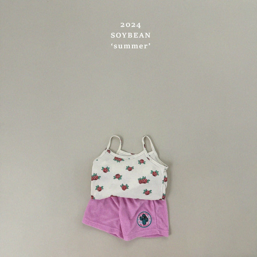Soybean - Korean Children Fashion - #childofig - Rose String Sleeveless Tee - 11