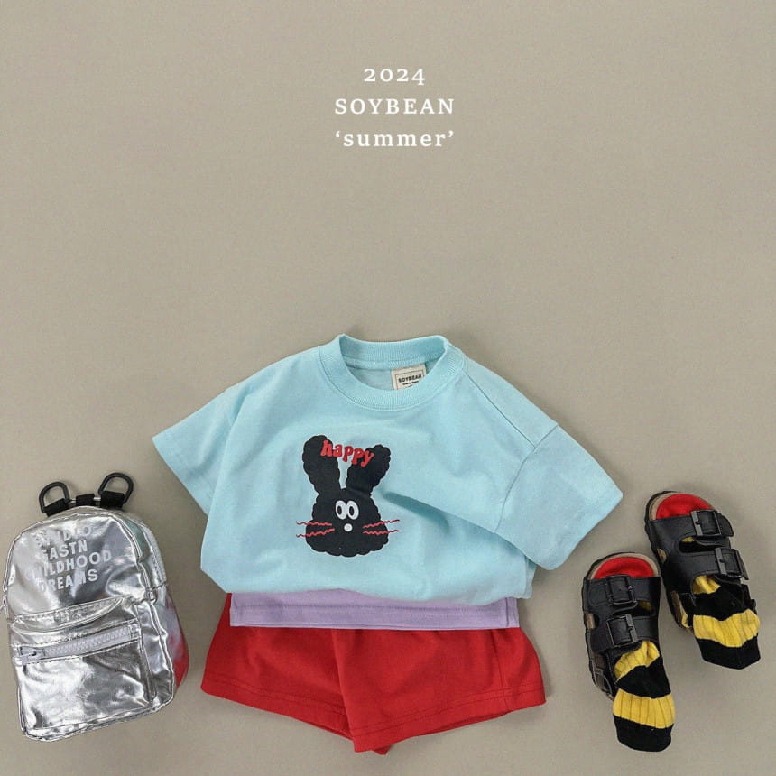 Soybean - Korean Children Fashion - #childofig - Happy Rabbit Top Bottom Set - 8