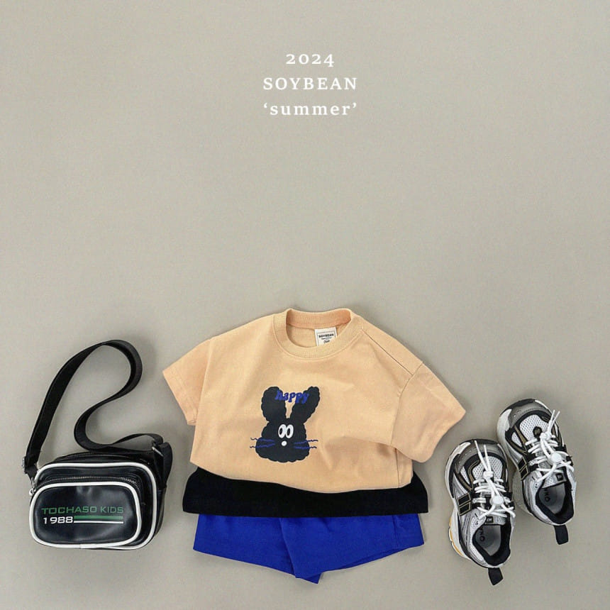 Soybean - Korean Children Fashion - #childofig - Happy Rabbit Top Bottom Set - 9