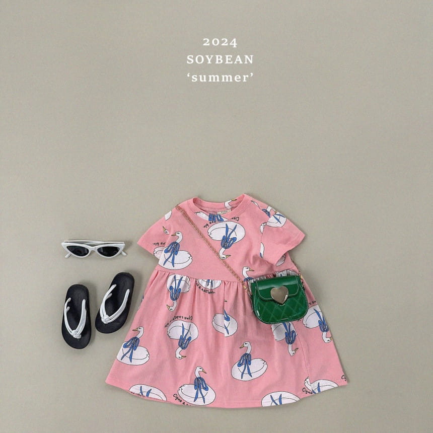 Soybean - Korean Children Fashion - #discoveringself - Swan C One-Piece - 3