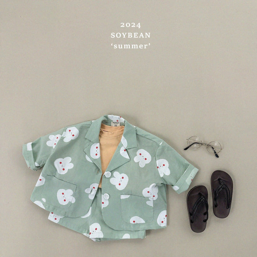 Soybean - Korean Children Fashion - #fashionkids - Rabbit Ya Top Bottom Set - 10