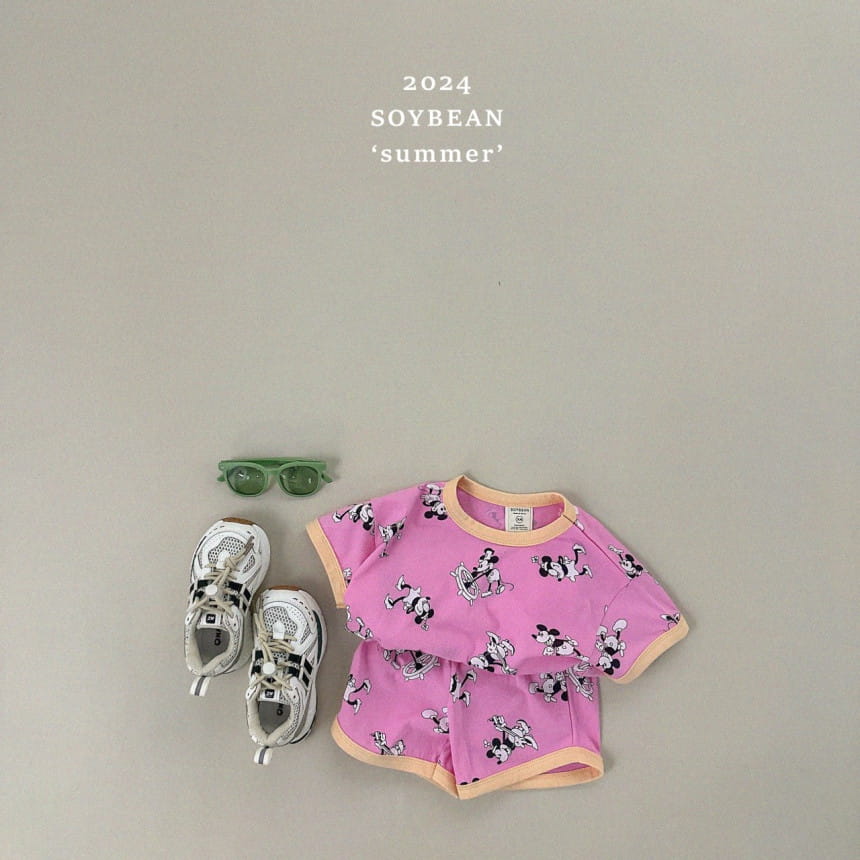 Soybean - Korean Children Fashion - #fashionkids - M Linger Top Bottom Set - 3