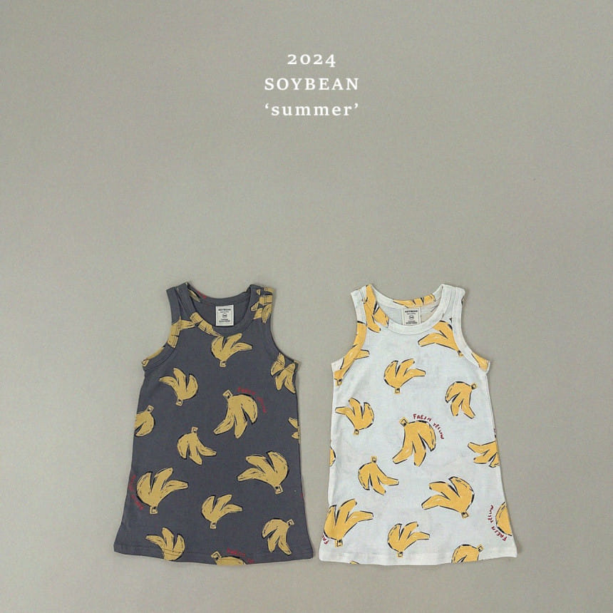 Soybean - Korean Children Fashion - #fashionkids - Banana Long One-Piece - 9