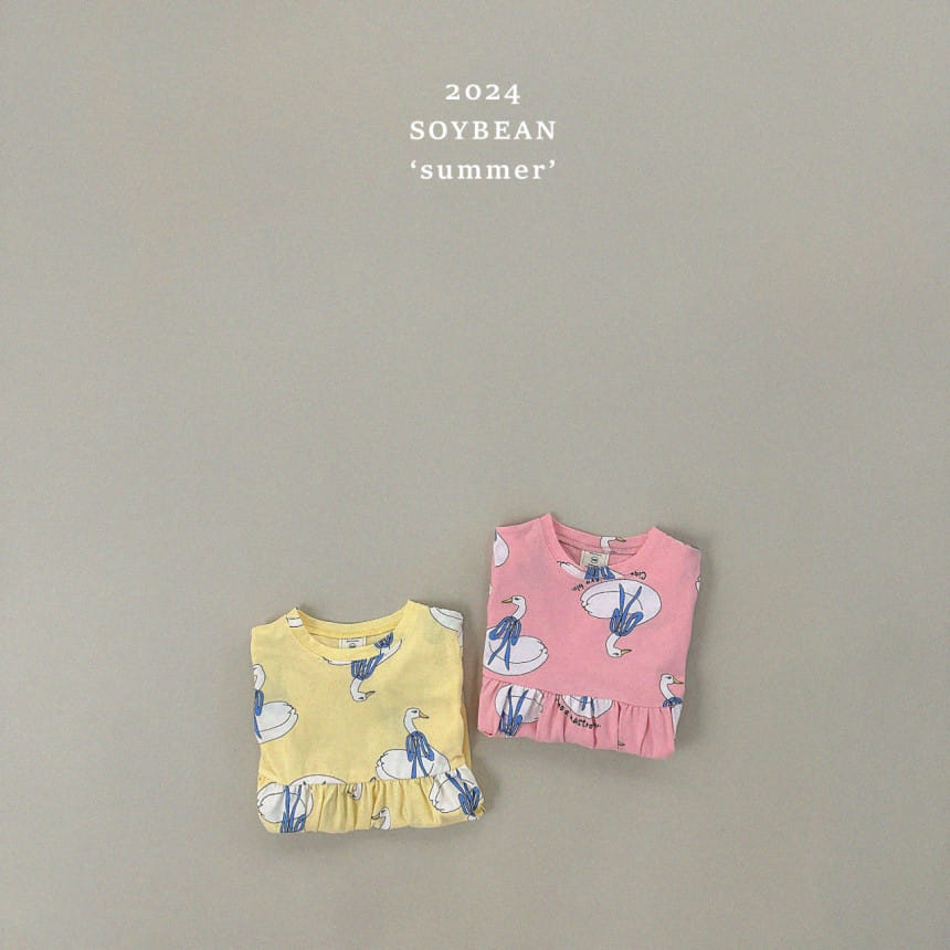 Soybean - Korean Children Fashion - #discoveringself - Swan C One-Piece - 4