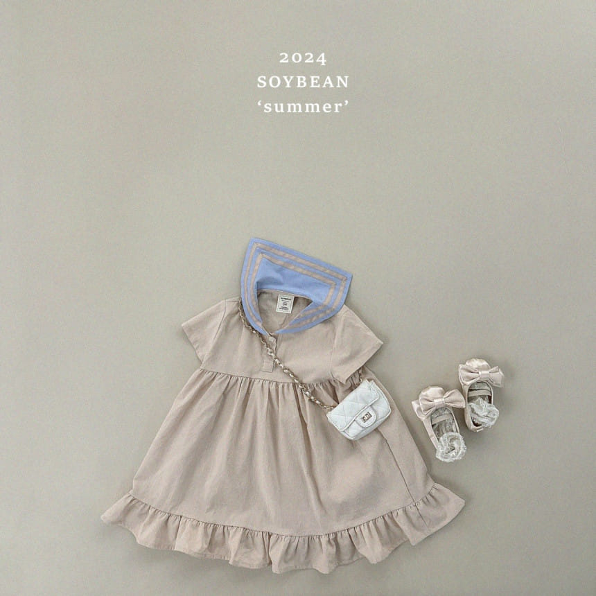 Soybean - Korean Children Fashion - #fashionkids - Sailor One-Piece - 4