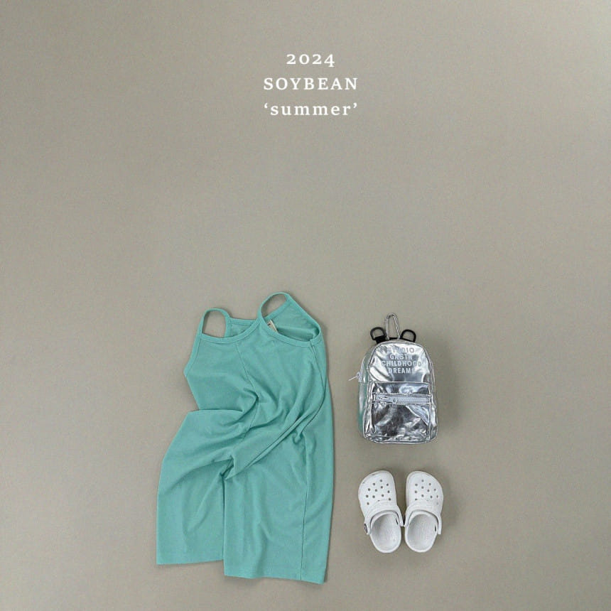 Soybean - Korean Children Fashion - #kidsshorts - Bingsu String Dungarees Pants - 6