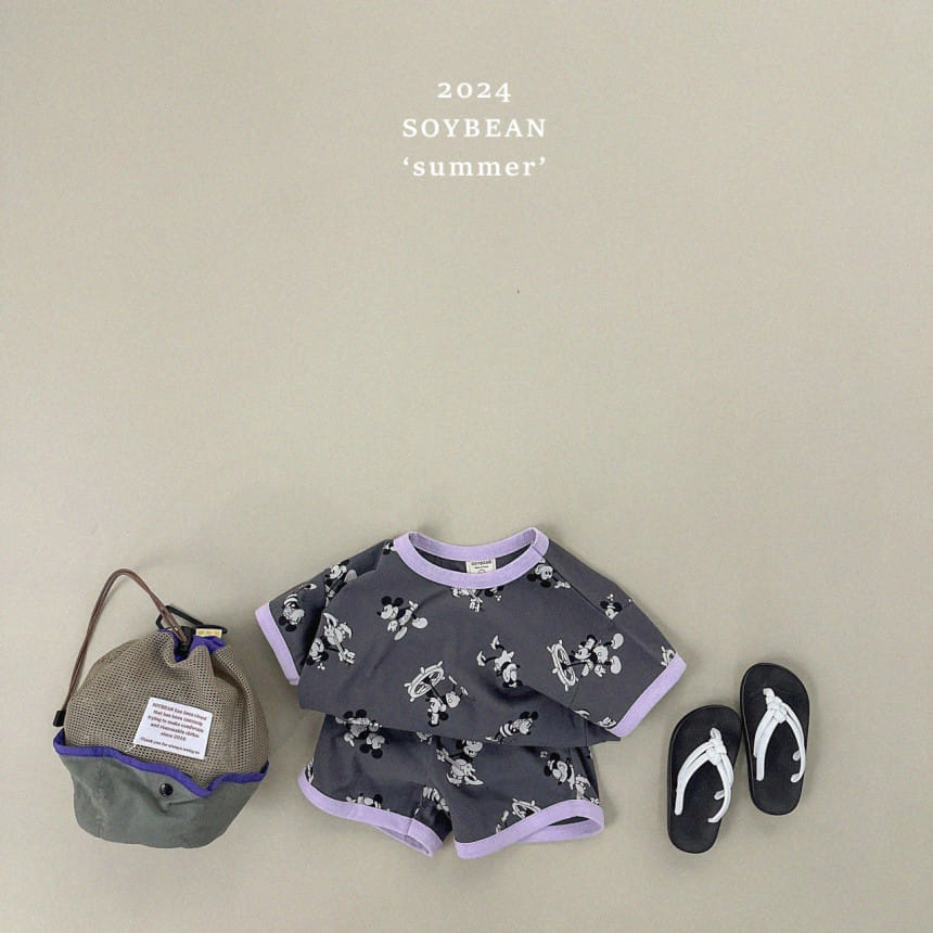 Soybean - Korean Children Fashion - #fashionkids - M Linger Top Bottom Set - 4