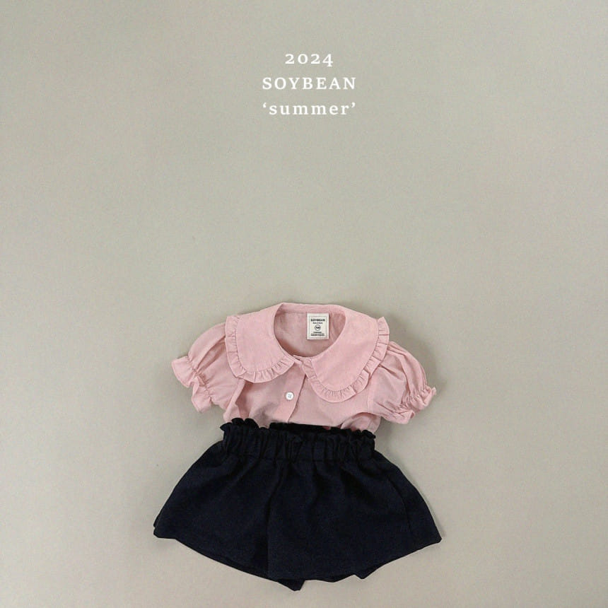 Soybean - Korean Children Fashion - #kidsshorts - Frill Blouse - 7