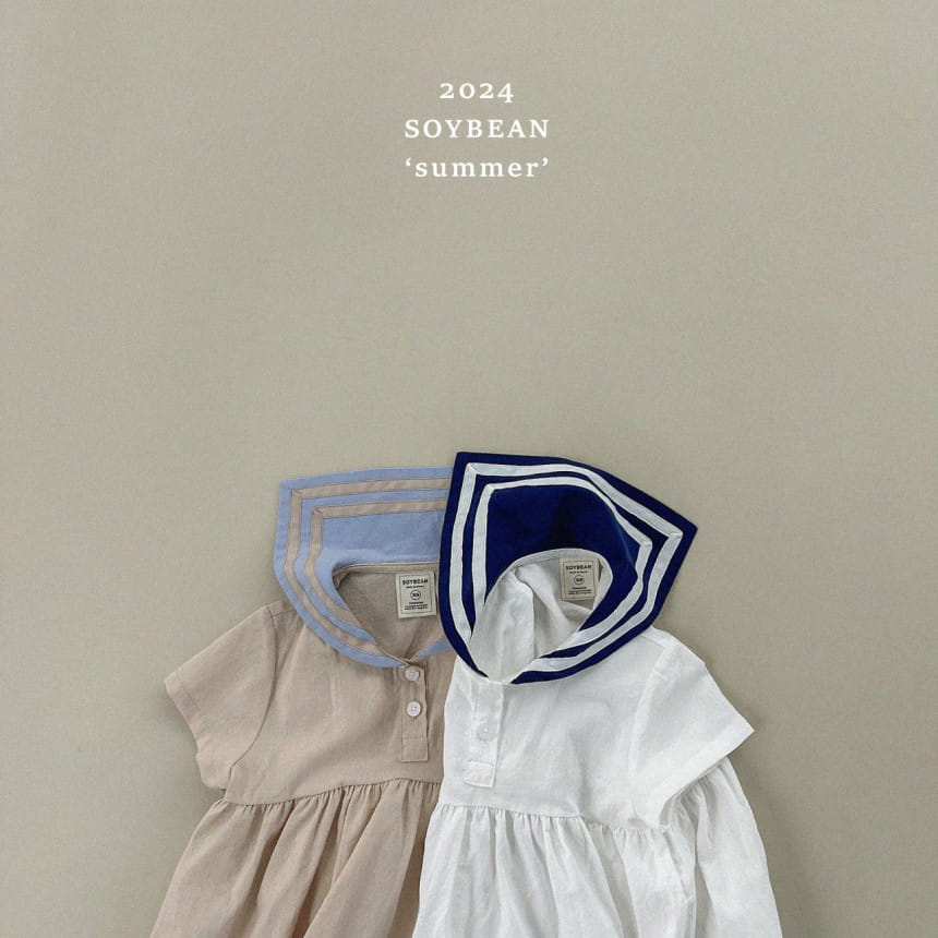 Soybean - Korean Children Fashion - #kidsstore - Sailor One-Piece - 5