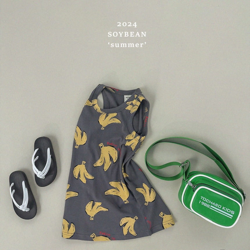 Soybean - Korean Children Fashion - #kidsstore - Banana Long One-Piece - 11