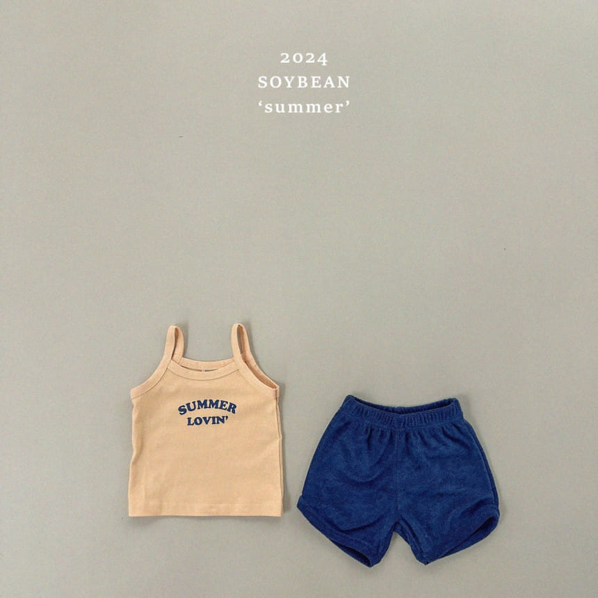Soybean - Korean Children Fashion - #kidzfashiontrend - Summer Sleeveless Top Bottom Set - 9