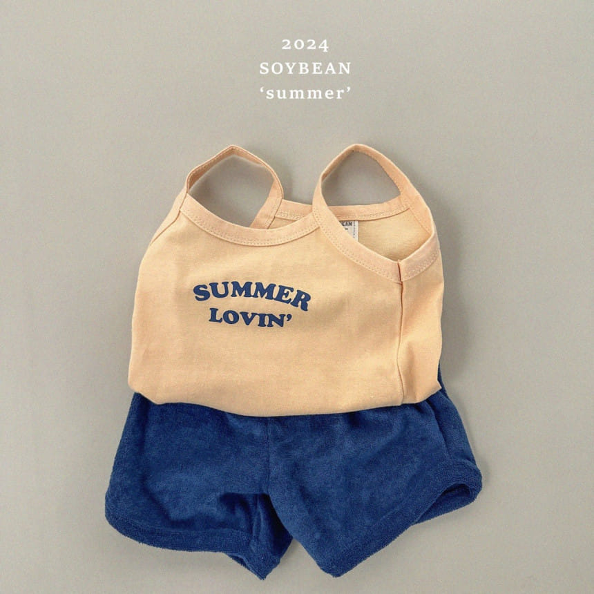 Soybean - Korean Children Fashion - #littlefashionista - Summer Sleeveless Top Bottom Set - 11