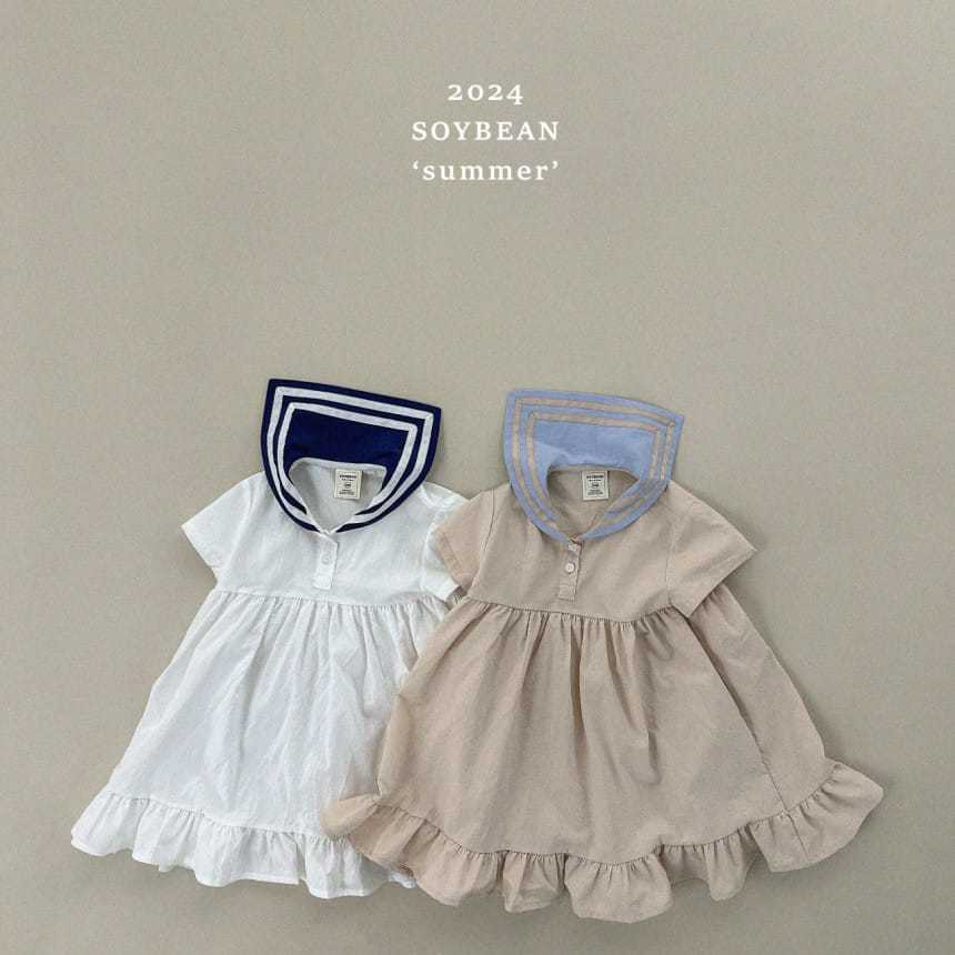 Soybean - Korean Children Fashion - #littlefashionista - Sailor One-Piece - 8
