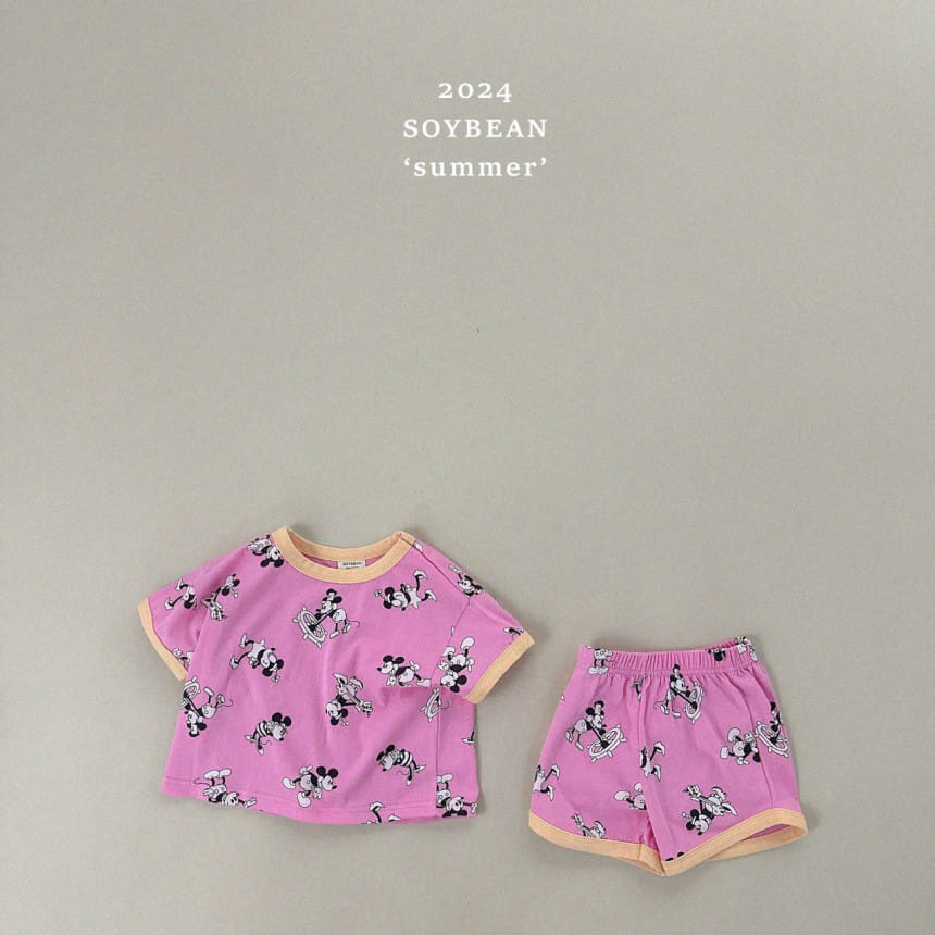 Soybean - Korean Children Fashion - #littlefashionista - M Linger Top Bottom Set - 8