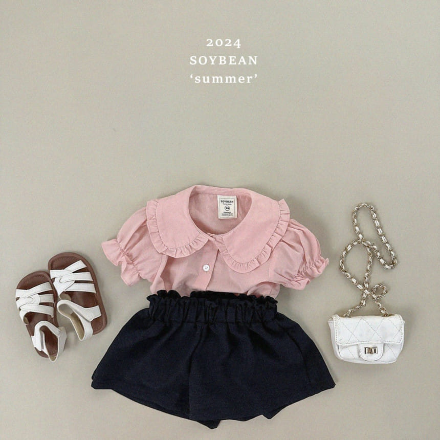 Soybean - Korean Children Fashion - #littlefashionista - Frill Blouse - 11