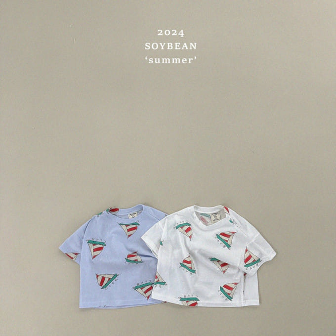 Soybean - Korean Children Fashion - #magicofchildhood - Boat Short Sleeve Tee