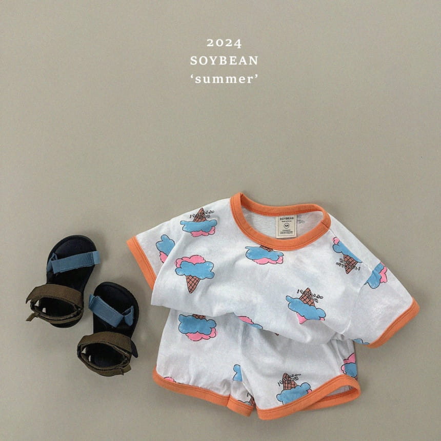 Soybean - Korean Children Fashion - #magicofchildhood - Icecone Top Bottom Set - 10