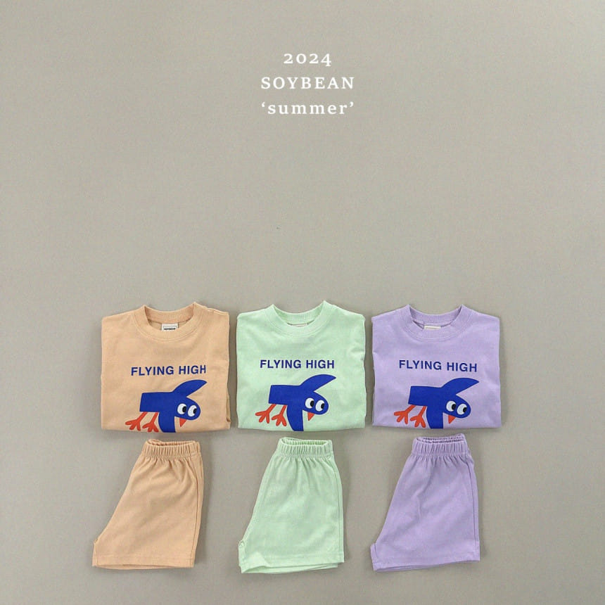 Soybean - Korean Children Fashion - #magicofchildhood - Flying Bird Top Bottom Set - 10