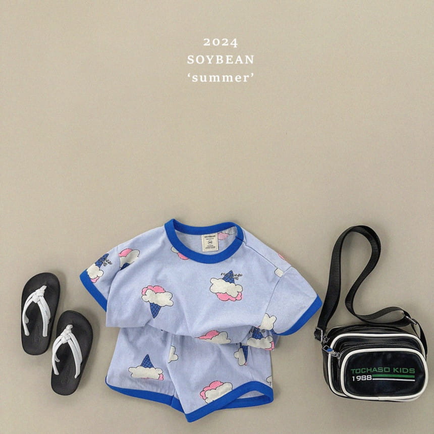 Soybean - Korean Children Fashion - #minifashionista - Icecone Top Bottom Set - 11
