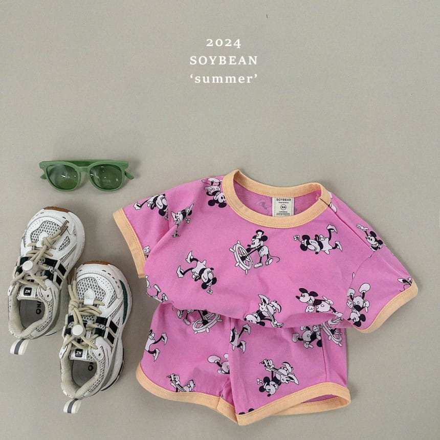 Soybean - Korean Children Fashion - #minifashionista - M Linger Top Bottom Set - 10