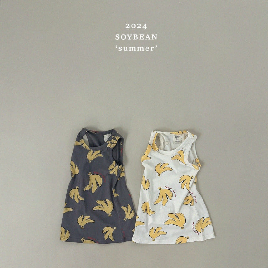 Soybean - Korean Children Fashion - #minifashionista - Banana Long One-Piece - 2