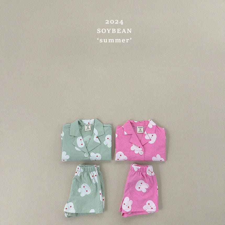 Soybean - Korean Children Fashion - #stylishchildhood - Rabbit Ya Top Bottom Set - 5