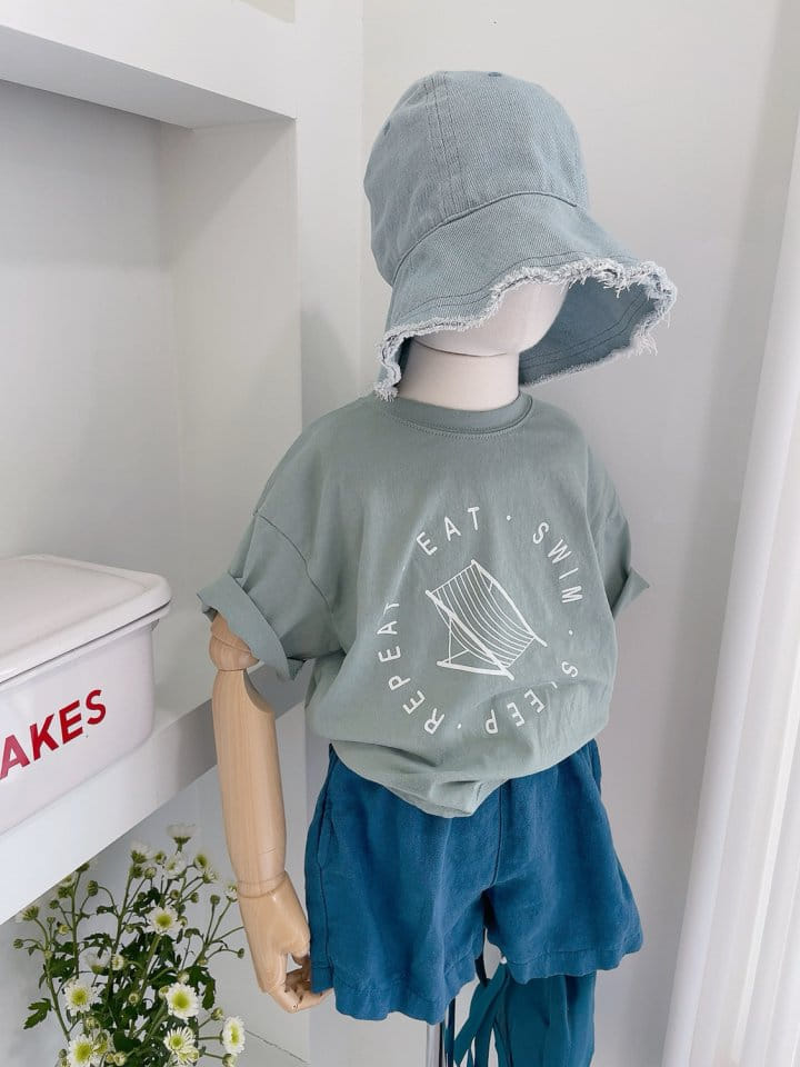 Studio M - Korean Children Fashion - #designkidswear - Swim Bench Tee - 4