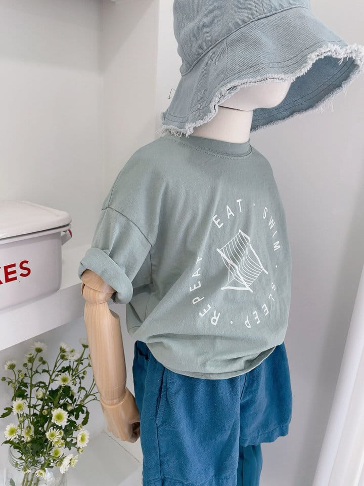 Studio M - Korean Children Fashion - #fashionkids - Swim Bench Tee - 5