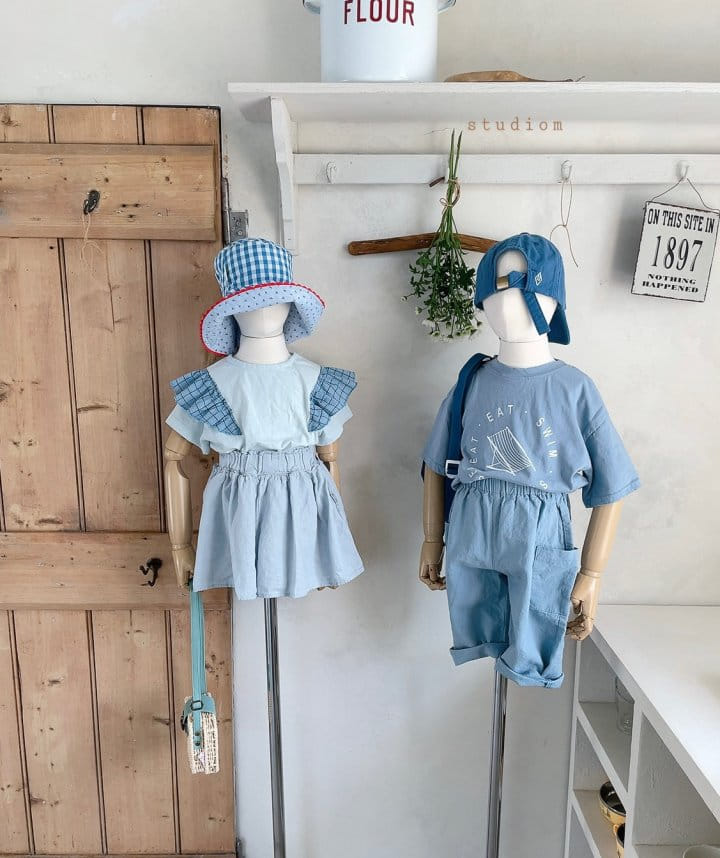 Studio M - Korean Children Fashion - #kidsstore - Swim Bench Tee - 7