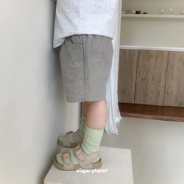 Sugar Planet - Korean Children Fashion - #Kfashion4kids - Hello L Shorts - 11