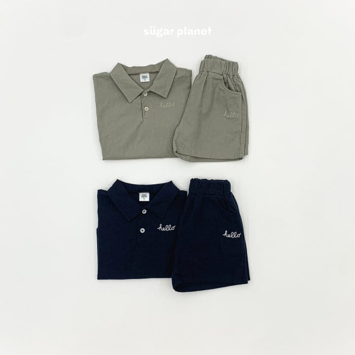 Sugar Planet - Korean Children Fashion - #Kfashion4kids - Hello L Shirt - 10