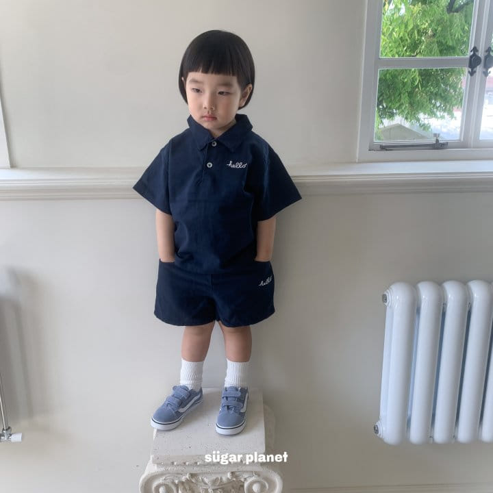Sugar Planet - Korean Children Fashion - #childofig - Hello L Shirt - 2