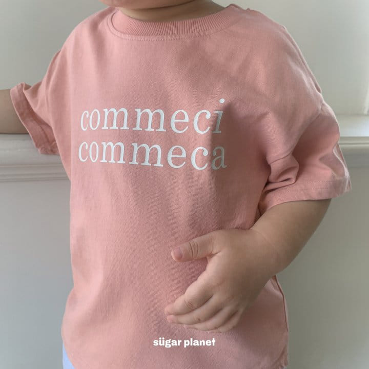 Sugar Planet - Korean Children Fashion - #childofig - Ccom Ccom Short Sleeve Tee - 5