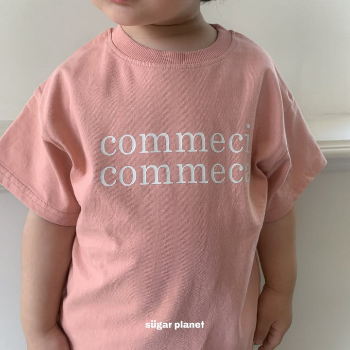 Sugar Planet - Korean Children Fashion - #childrensboutique - Ccom Ccom Short Sleeve Tee - 6