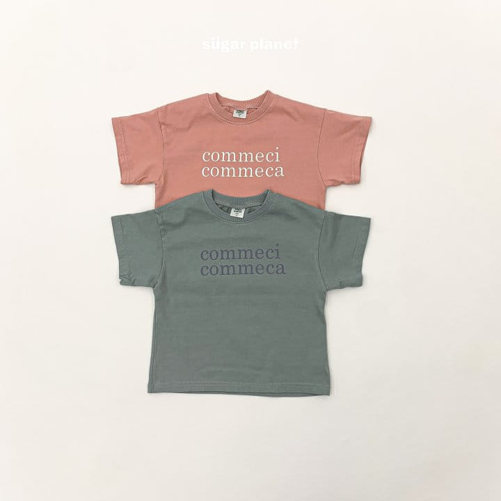Sugar Planet - Korean Children Fashion - #designkidswear - Ccom Ccom Short Sleeve Tee - 7