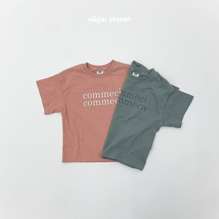 Sugar Planet - Korean Children Fashion - #kidsstore - Ccom Ccom Short Sleeve Tee - 11