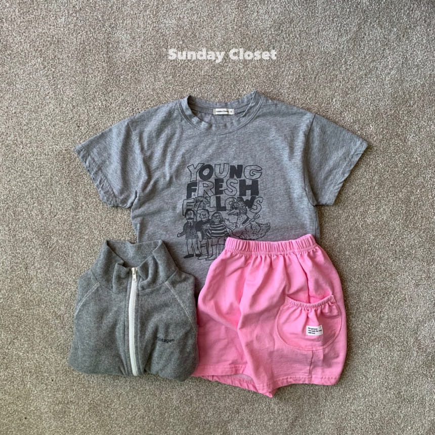 Sunday Closet - Korean Children Fashion - #kidzfashiontrend - Ostrich Short Sleeve Tee - 4