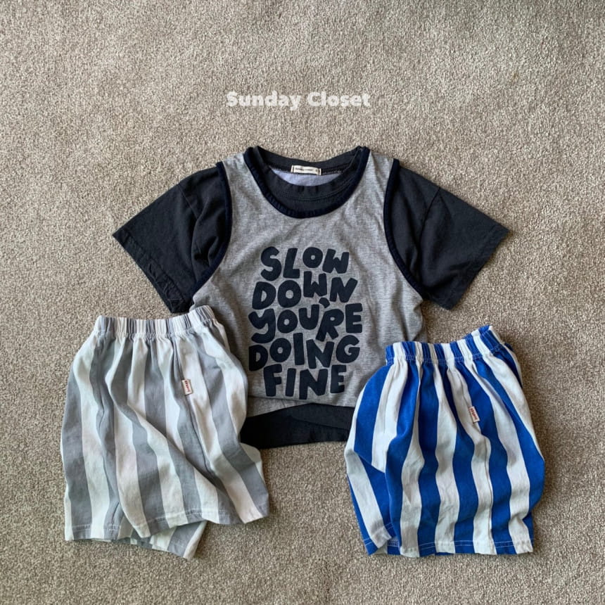 Sunday Closet - Korean Children Fashion - #childofig - Slow Sleeveless Tee - 2