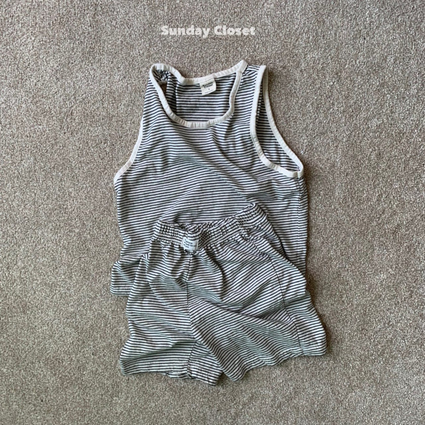 Sunday Closet - Korean Children Fashion - #childofig - Kindergarten Sleeveless Tee
