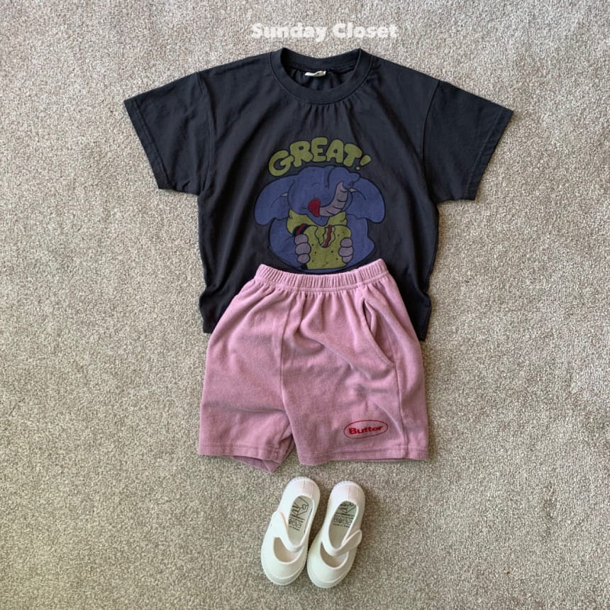 Sunday Closet - Korean Children Fashion - #childofig - Elephant Short Sleeve Tee - 11