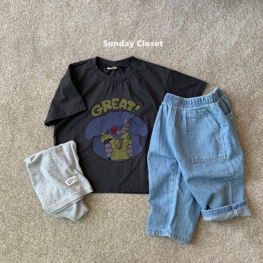 Sunday Closet - Korean Children Fashion - #childrensboutique - L Pocket Balloon Denim - 2