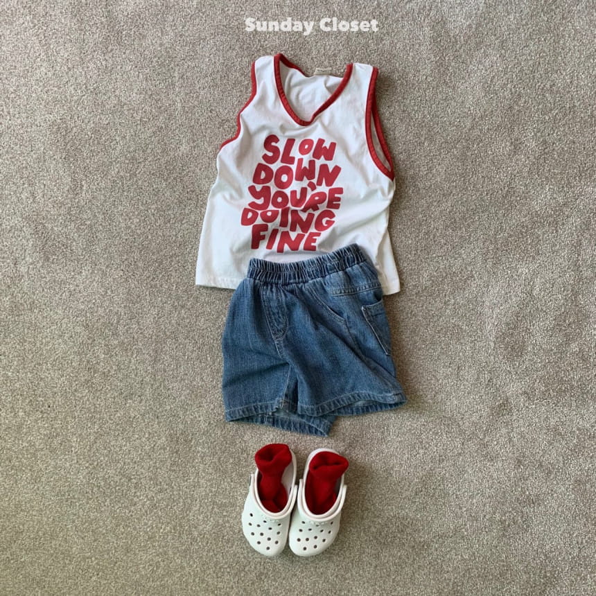 Sunday Closet - Korean Children Fashion - #kidsstore - Mayol Denim Shorts - 5