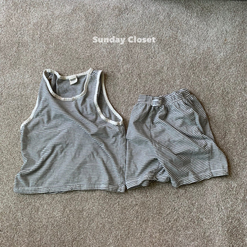 Sunday Closet - Korean Children Fashion - #kidsstore - Kindergarten Sleeveless Tee - 7