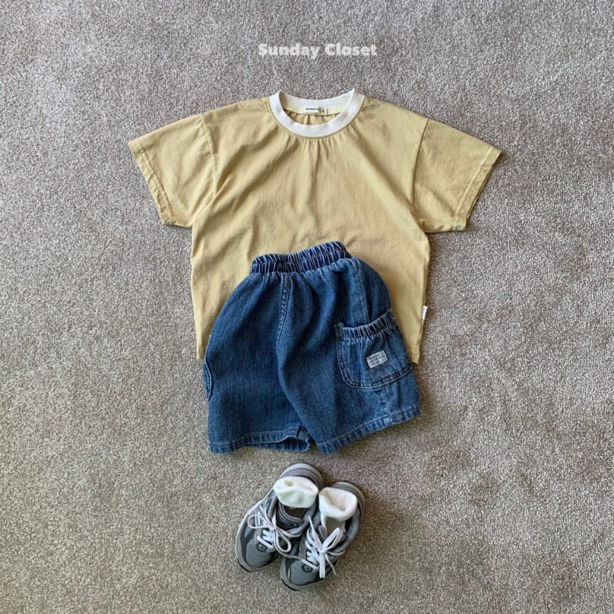 Sunday Closet - Korean Children Fashion - #littlefashionista - Play Denim Shorts - 2